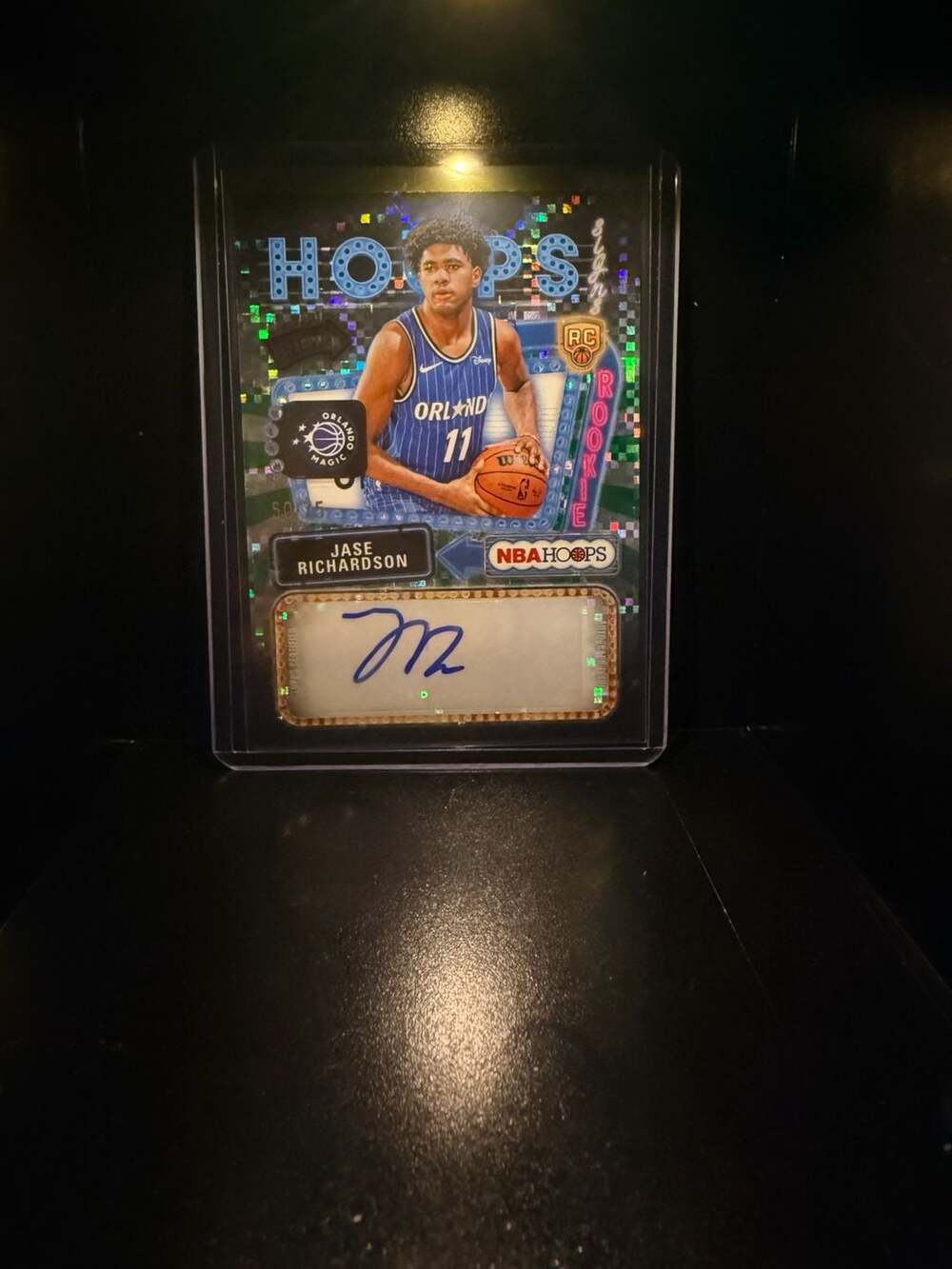 2025-26 Topps Hoops Rookies First Signs Jase Richardson Rookie Autograph Card
